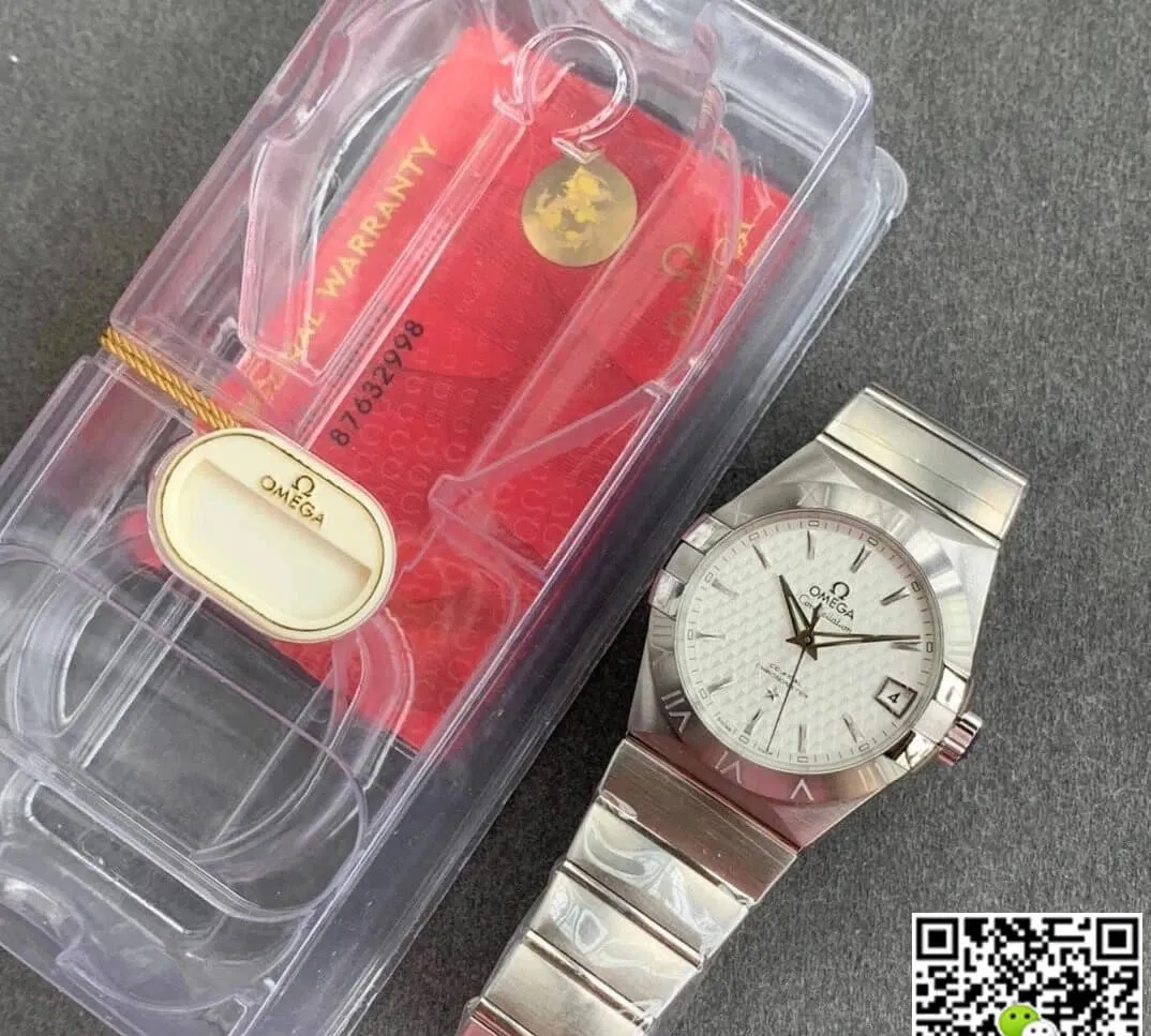 Omega Constellation 123.10.38.21.02.004 VS Factory 1:1 Best Edition Replica Watch White Dial